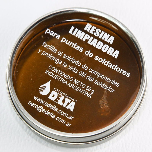 Pasta Resina Limpiadora Punta Soldador Estaño Electronica