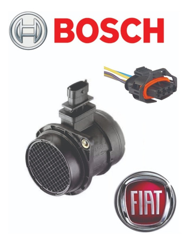 Sensor Medidor Fluxo Ar  Doblo 1.6 1.8 0281002792 Com Plug