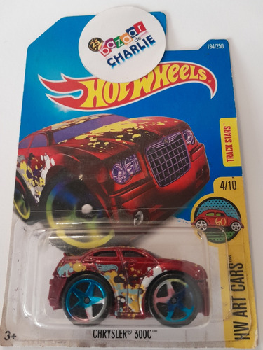 Hot Wheels | 2015 | Chrysler 300c Rojo Art Cars