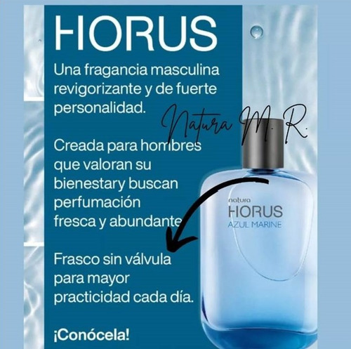 Perfume Horus Azul Marine Masculino Natura Envio Gratis