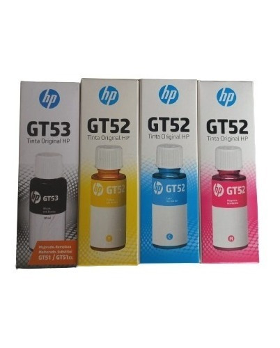 Combo Juego De Tintas Originales Gt-52 Gt-53