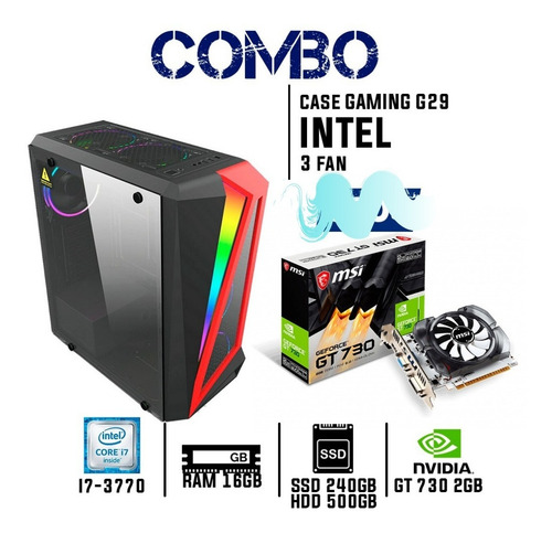Imagen 1 de 1 de Combo Equipo De Oficina Core I7-3770
