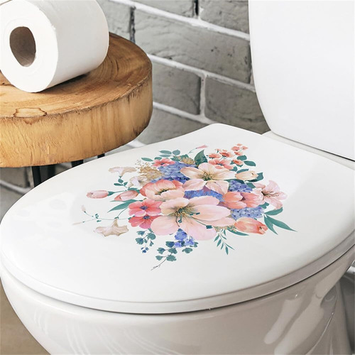 Pegatinas De Inodoro Autoadhesivas Para Tapa De Inodoro Baño