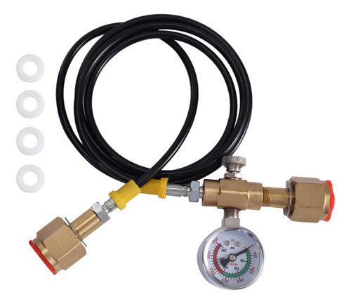 Adaptador De Carga De Estación De Recarga De Argón Y Co2 Par