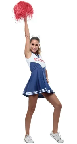 Disfraz de animadora cheerleader para mujer