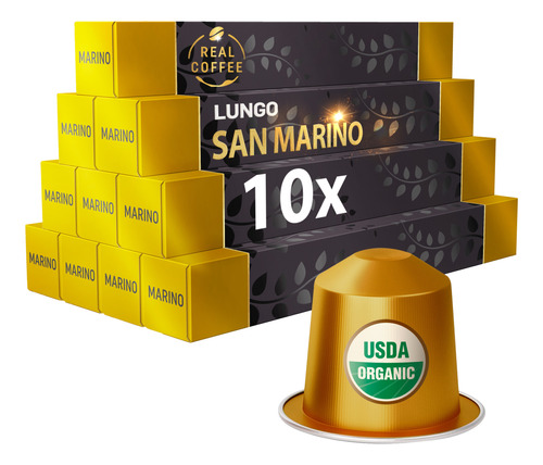 Cápsulas Real Coffee® San Marino Compatible Con Nespresso®