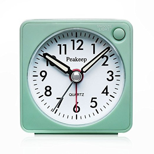 Ultra Small, Peakeep Batería De Viaje Reloj Despertador Con