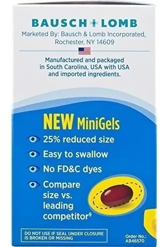 Ocuvite Adult 50 Suplementovitamínico Para Los Ojos 150 Caps