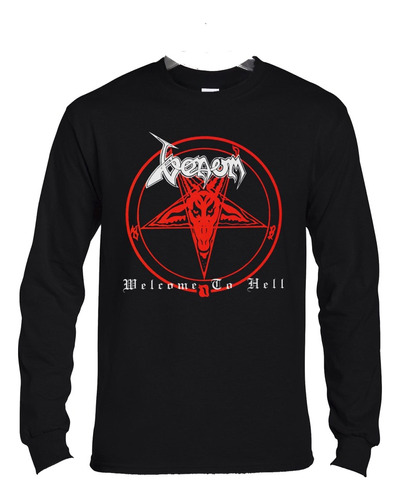 Polera Ml Venom Welcome To Hell Metal Abominatron