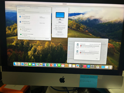 Apple Imac 21,5'' I5 8gb Ram 2019 512gb Ssd Promocion Gris (Usado)