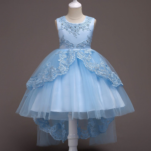 Elegante Vestido De Gala De Cumpleaños For Niñas [u]