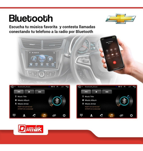 Imagen 5 de 8 de Radio Android Chevrolet Dmax 2012/19