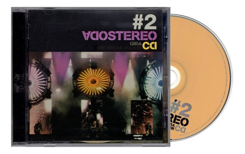 Soda Stereo - Gira Me Veras Volver Volumen 2 - Disco Cd 