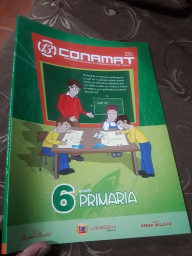 Libro Concurso Nacional De Matematica 6° Primaria 