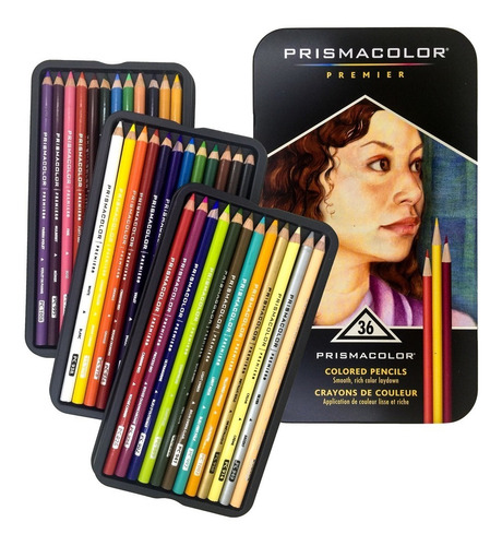 Imagen 4 de 6 de Lapices Prismacolor Premier 36 Colores Importados