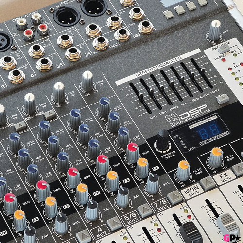 Consola Mixer Sonido 8 Canales Bluetooth Usb Efectos Estereo