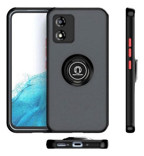 Funda Xiaomi Mi 11t Pro Uso Rudo Anticaidas Con Anillo Negro Mi 11t Pro