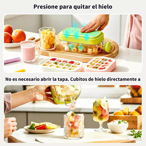 Botella De Hielo Molde Portátil Para Cubitos De Hielo,500ml