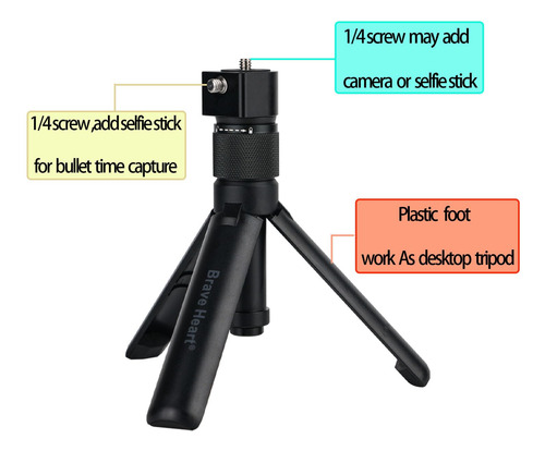 Trípode Salymecony Bullet Time Handle Para Cámaras Insta360