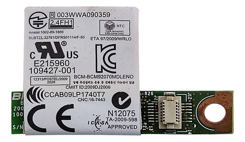 Tarjeta Bluetooth Para Lenovo Thinkpad E520