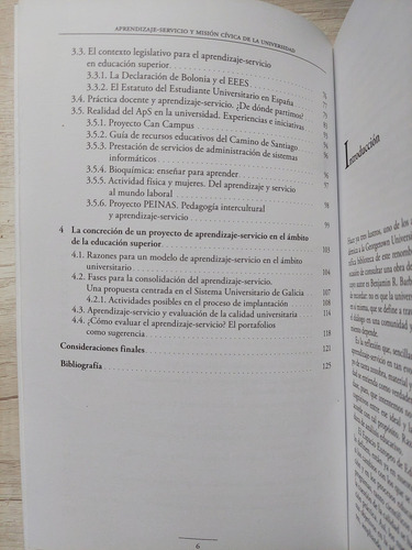 Aprendizaje-servicio Y Misión Cívica En La Universidad (Usado)