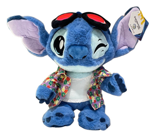 Peluche Stitch Hawai Licencia Original De Tienda 