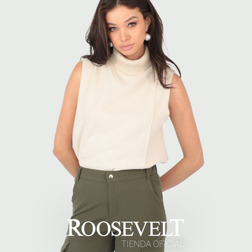 Playera Casual Cuello Con Cierre Hombre Roosevelt C370