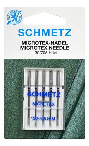 Agujas Schmetz Microtex Para Máquina De Coser Familiar