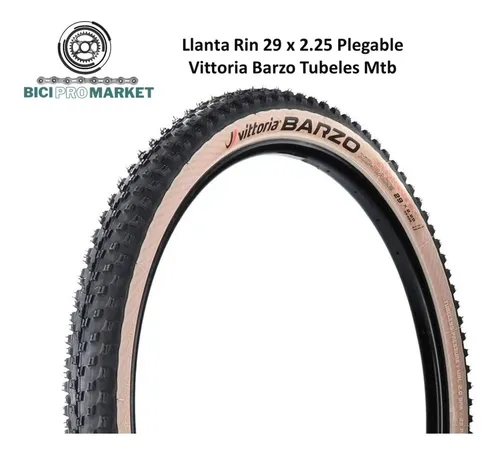 Llanta Rin 29 X 2.25 Plegable Vittoria Barzo Tubeless Mtb 264.700