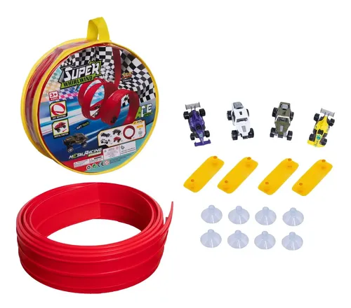 Pista De Coches Flexible 5 Metros Doble Carril Con 4 Coches De Aleación – Ventosas Para Pared Pista De Coches Flexible 5 Metros Doble Carril Con 4 Coches De Aleación – Ventosas Para Pared