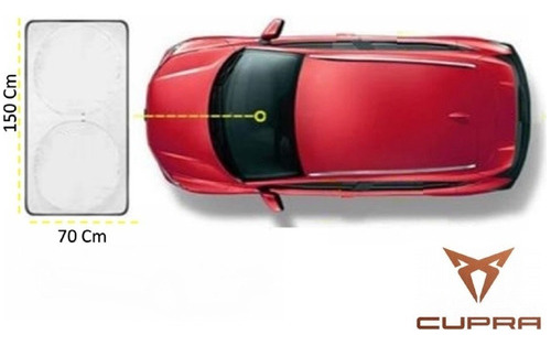 Sunshade Cubresol Con Ventosas Cupra Formentor 2021 A 2022
