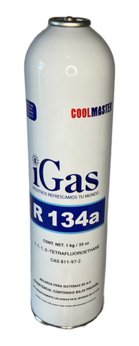 Bote Gas 1kg Recarga De Aire Acondicionado Automotriz R134a