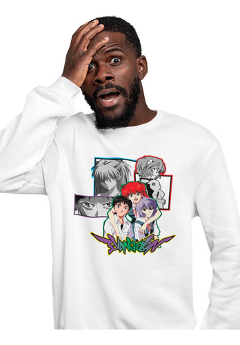 Sudadera Suéter Evangelion Personajes Unisex Niño/adulto