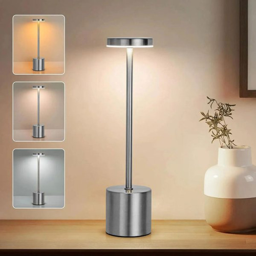 Lampara Led De Mesa Inalambrica Empavonado Lh-4390