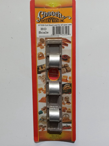 Carga Bobinas De Acero Para Vagones Abiertos Ho 1/87 Chooch