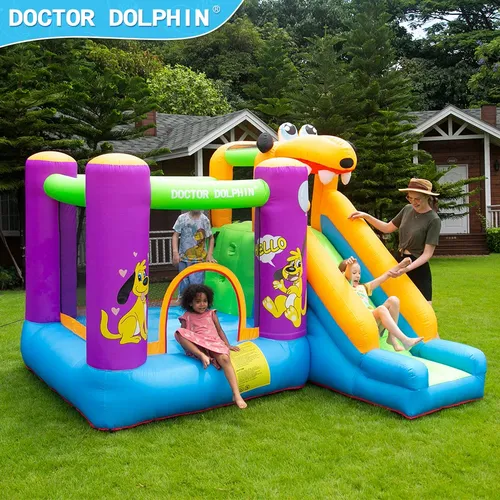 Doctor Dolphin Bounce House Slide Con Soplador Para Ninos De