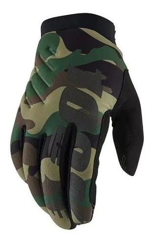 Guantes 100% Motocross Brisker Camuflado Camo