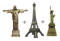 Comprar Torre Eifel + Estatua Da Liberdade + Cristo Redentor Enfeite