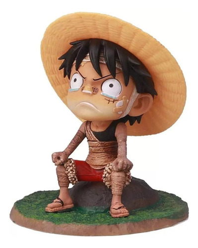 Figura Coleccionable De One Piece Luffy De Niño Llorando