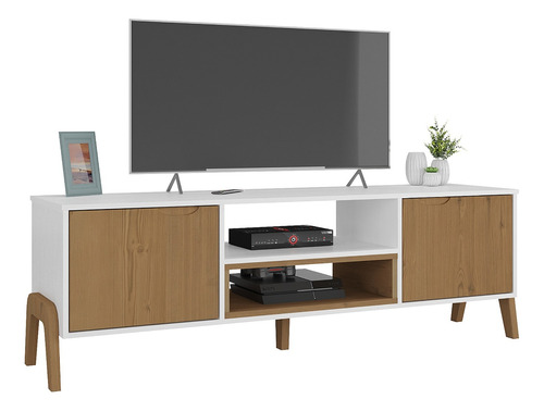 Rack Tv Madera Maciza Mueble Lcd Living Aparador Lcm