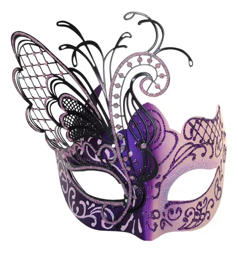 Mascara Veneciana Para Mujer, Para Halloween, Fiesta, Baile