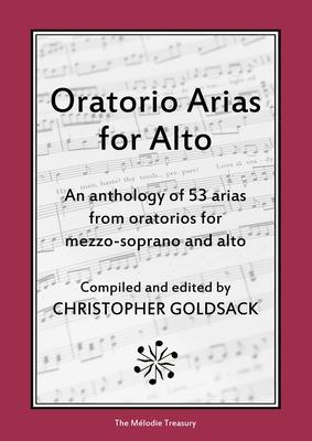 Libro Oratorio Arias For Alto - Goldsack, Christopher