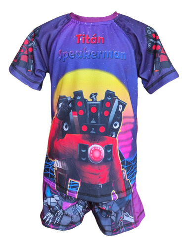 Conjunto Deportivo Niño Titan Speakerman Skibidi Toilet