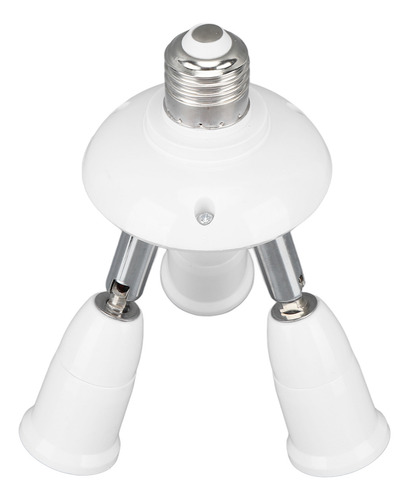 Adaptador Divisor De Enchufe E26 E27 Ajustable En 360 Grados