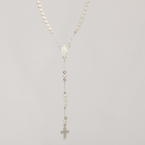 Joya Exclusiva Con Perlas Cristal Y Plata 925 Único Diseño White