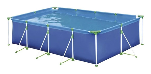 Kit Piscina 5000l Com Capa, Forro, Cloro, Peneira, Flutuador