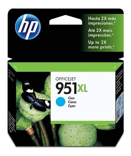 Cartucho Tinta Original Hp 951xl Cyan Envio Gratis 