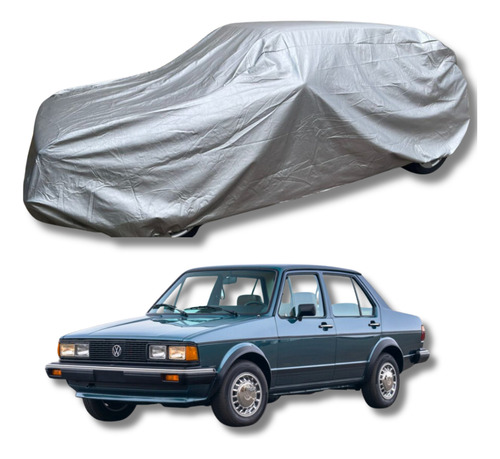 Funda Auto Afelpada Lona Cubierta Vw Jetta Mk1 1979-1984