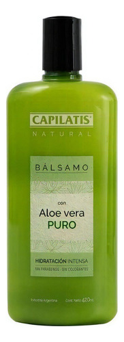 Capilatis Balsamo Aloe Vera Puro 420ml - Hidratación Intensa