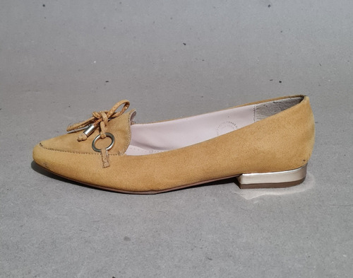 Mocasines Flats Descanso 26 Mostaza Amarillo Moda